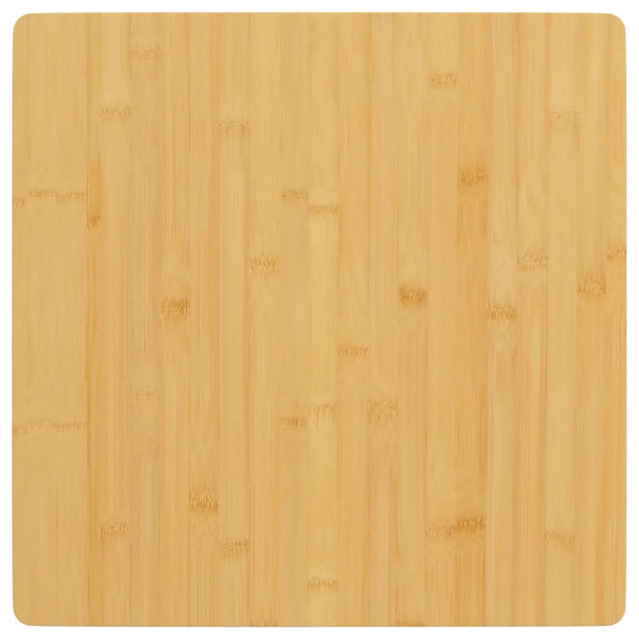 bordplade 40x40x2,5 cm bambus