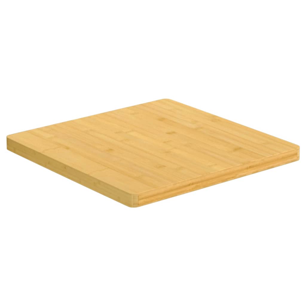 bordplade 40x40x2,5 cm bambus