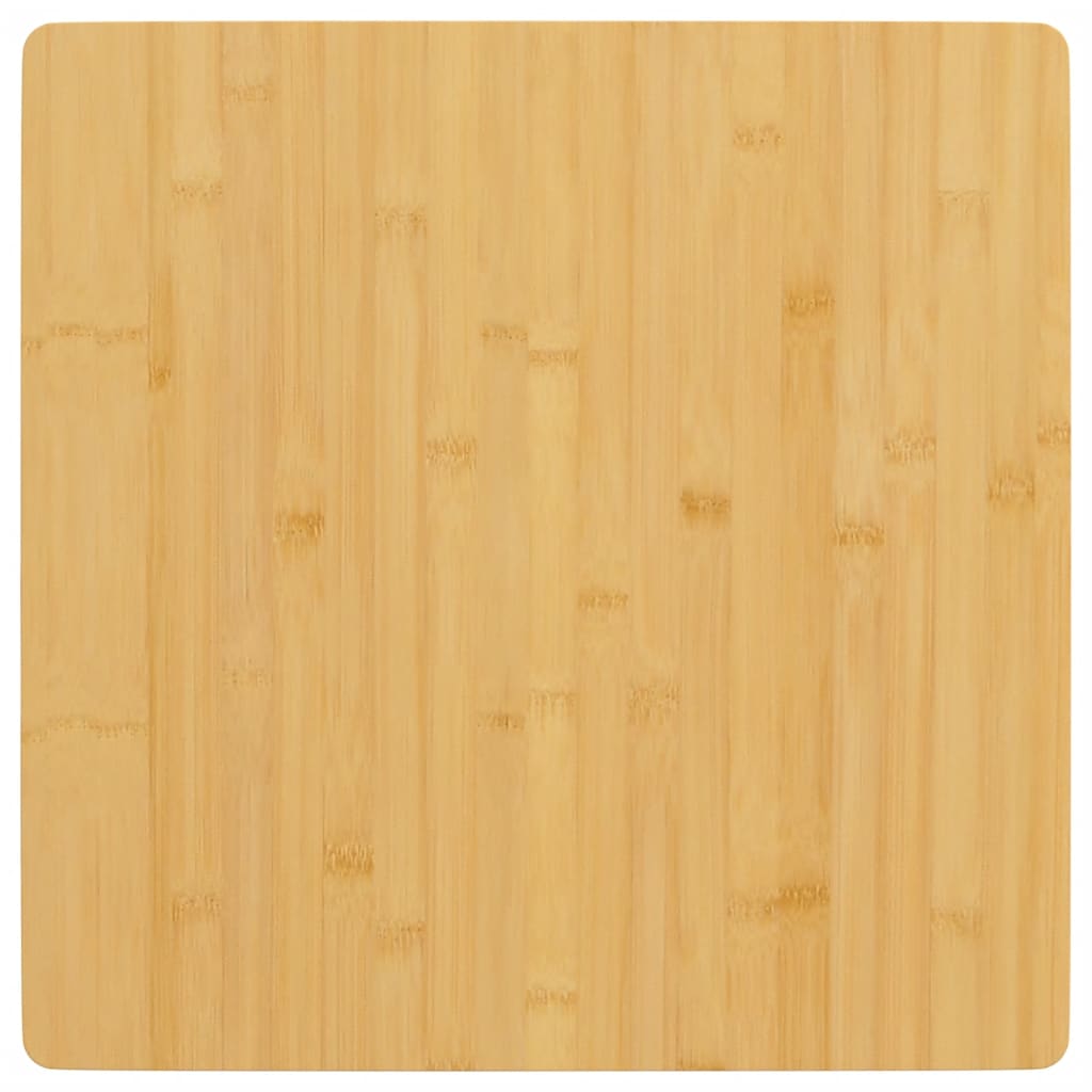 bordplade 50x50x2,5 cm bambus