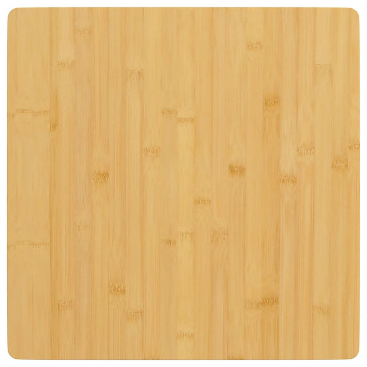 bordplade 50x50x2,5 cm bambus