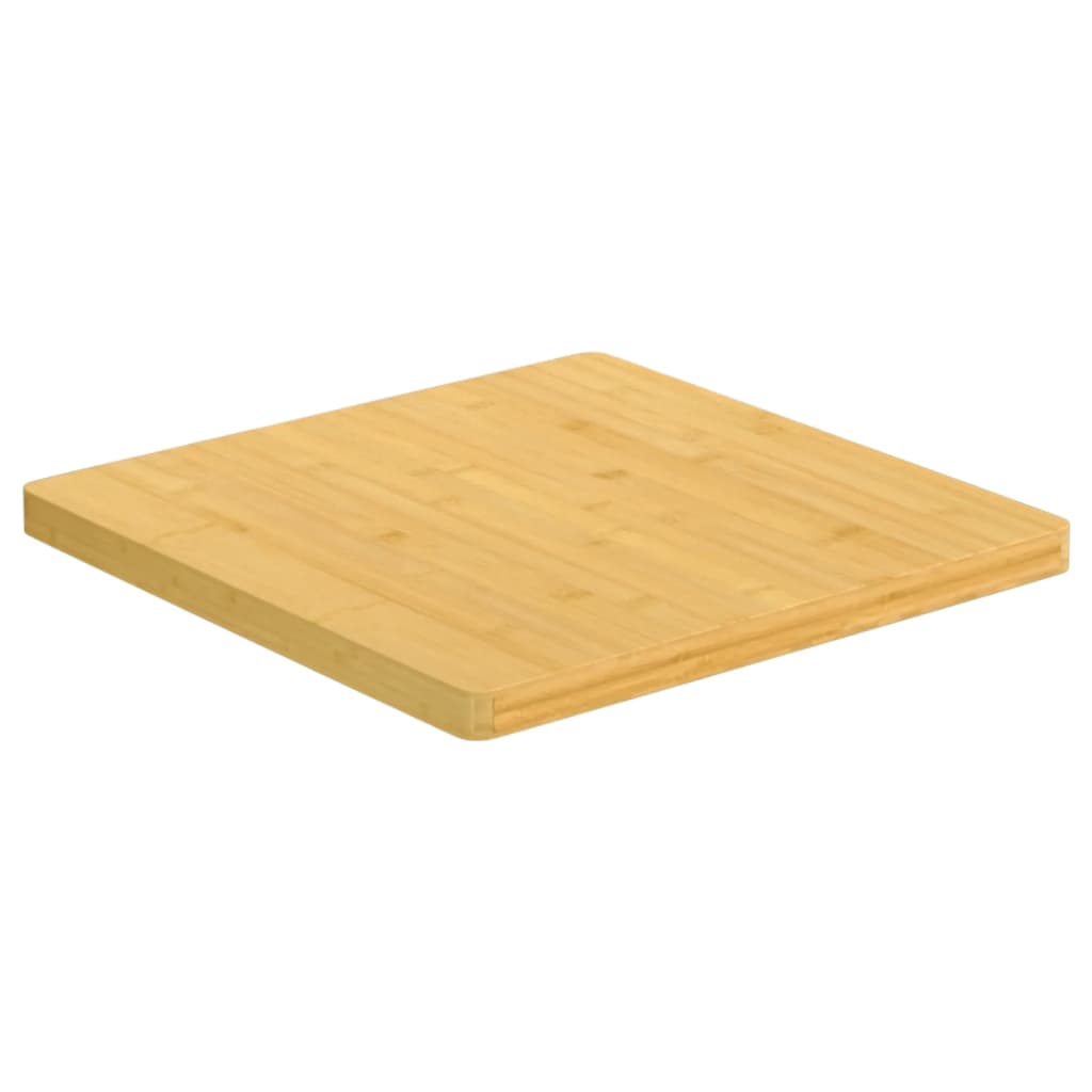 bordplade 50x50x2,5 cm bambus