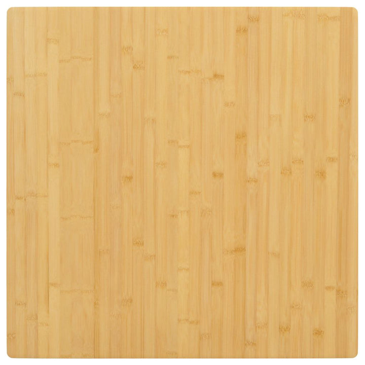 bordplade 70x70x2,5 cm bambus