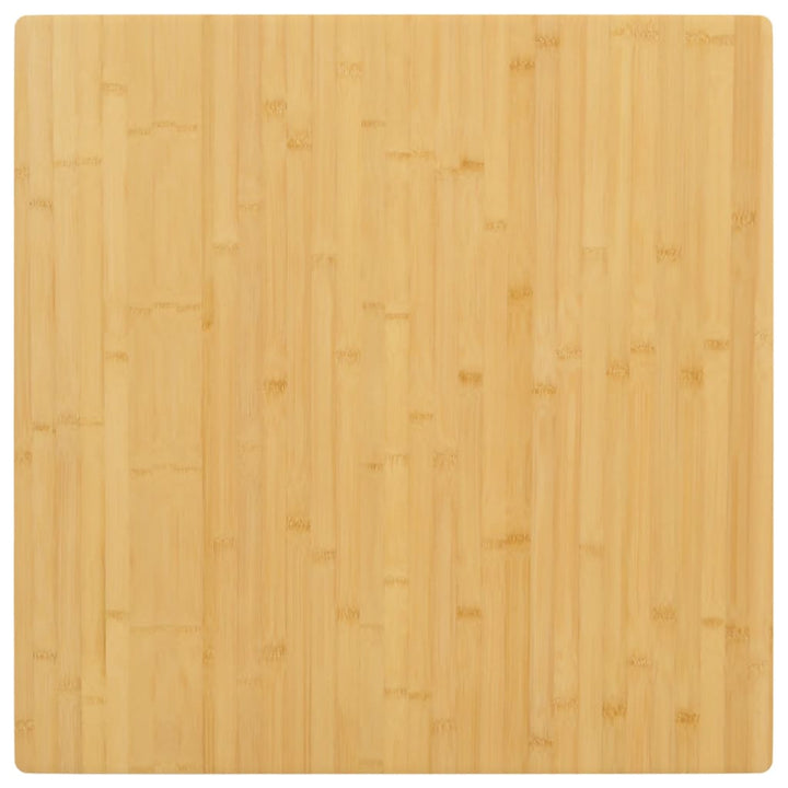 bordplade 80x80x2,5 cm bambus