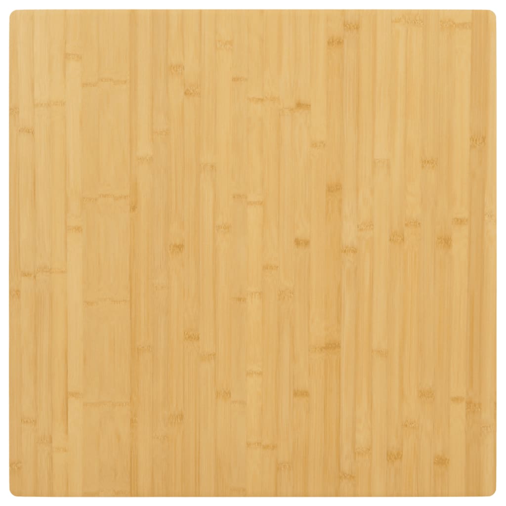 bordplade 90x90x2,5 cm bambus