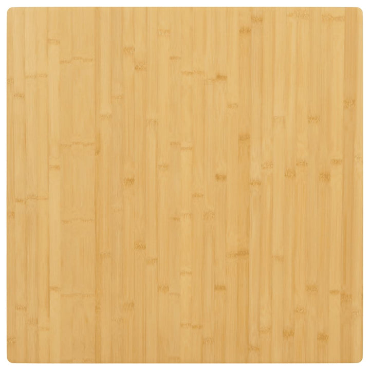 bordplade 90x90x2,5 cm bambus