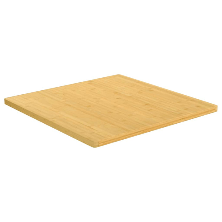 bordplade 90x90x2,5 cm bambus
