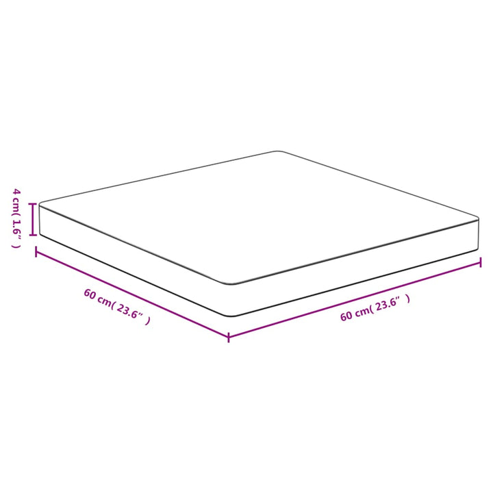 bordplade 60x60x4 cm bambus