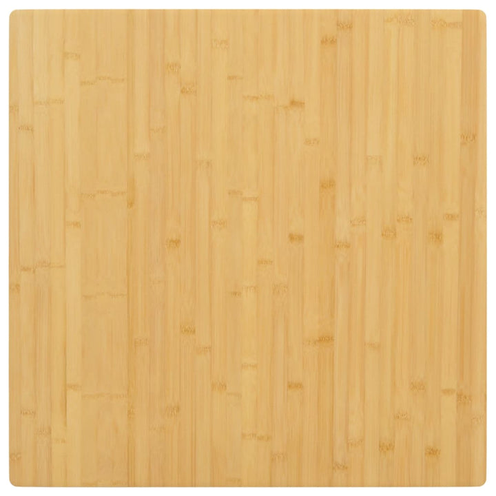bordplade 70x70x4 cm bambus