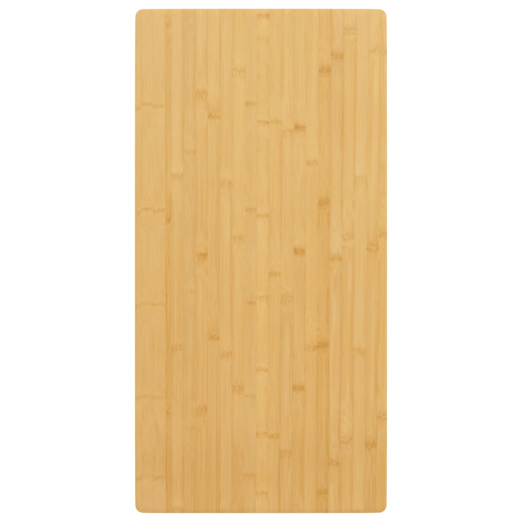 bordplade 50x100x4 cm bambus