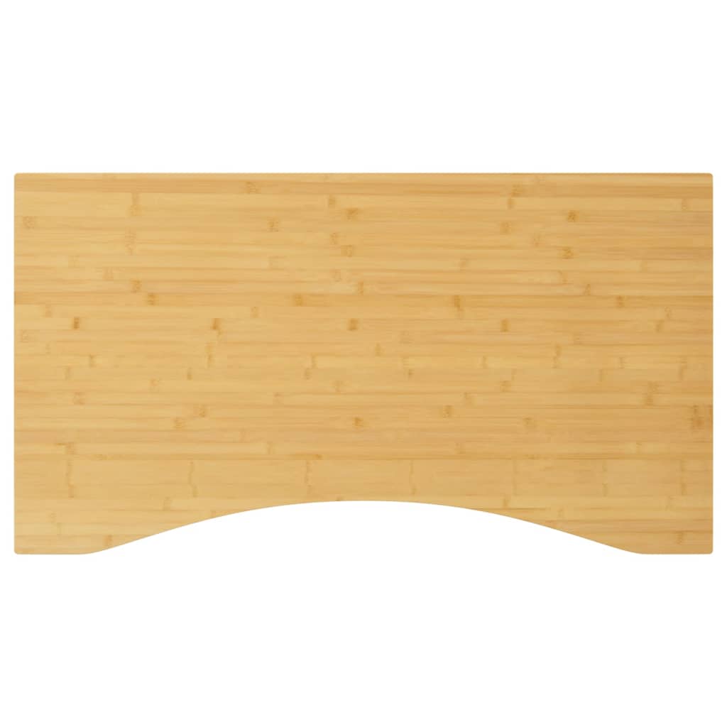 bordplade til skrivebord 110x60x2,5 cm bambus