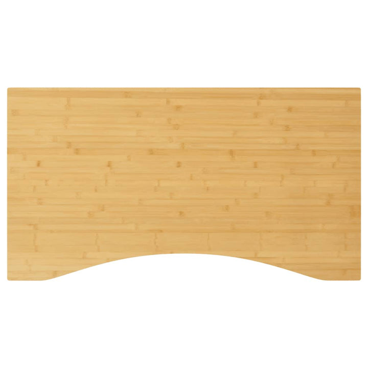 bordplade til skrivebord 100x60x4 cm bambus
