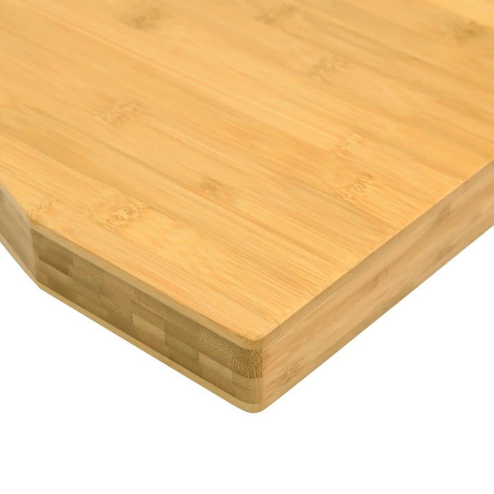 bordplade til skrivebord 100x60x4 cm bambus