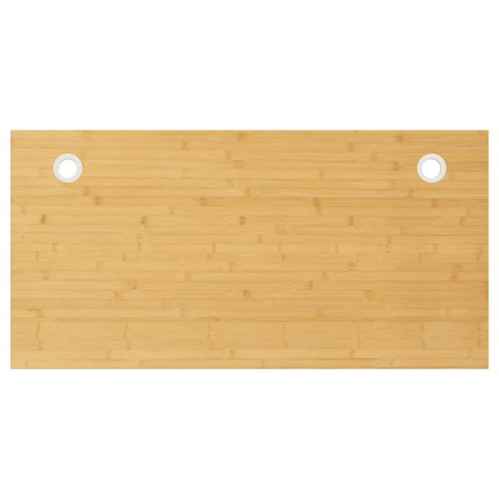 bordplade til skrivebord 100x50x4 cm bambus
