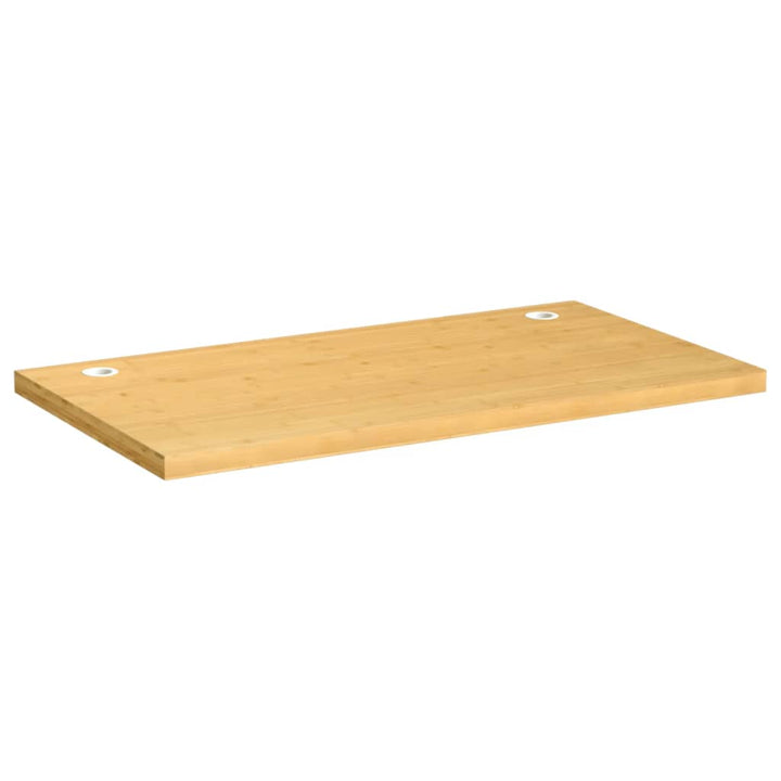 bordplade til skrivebord 100x60x4 cm bambus
