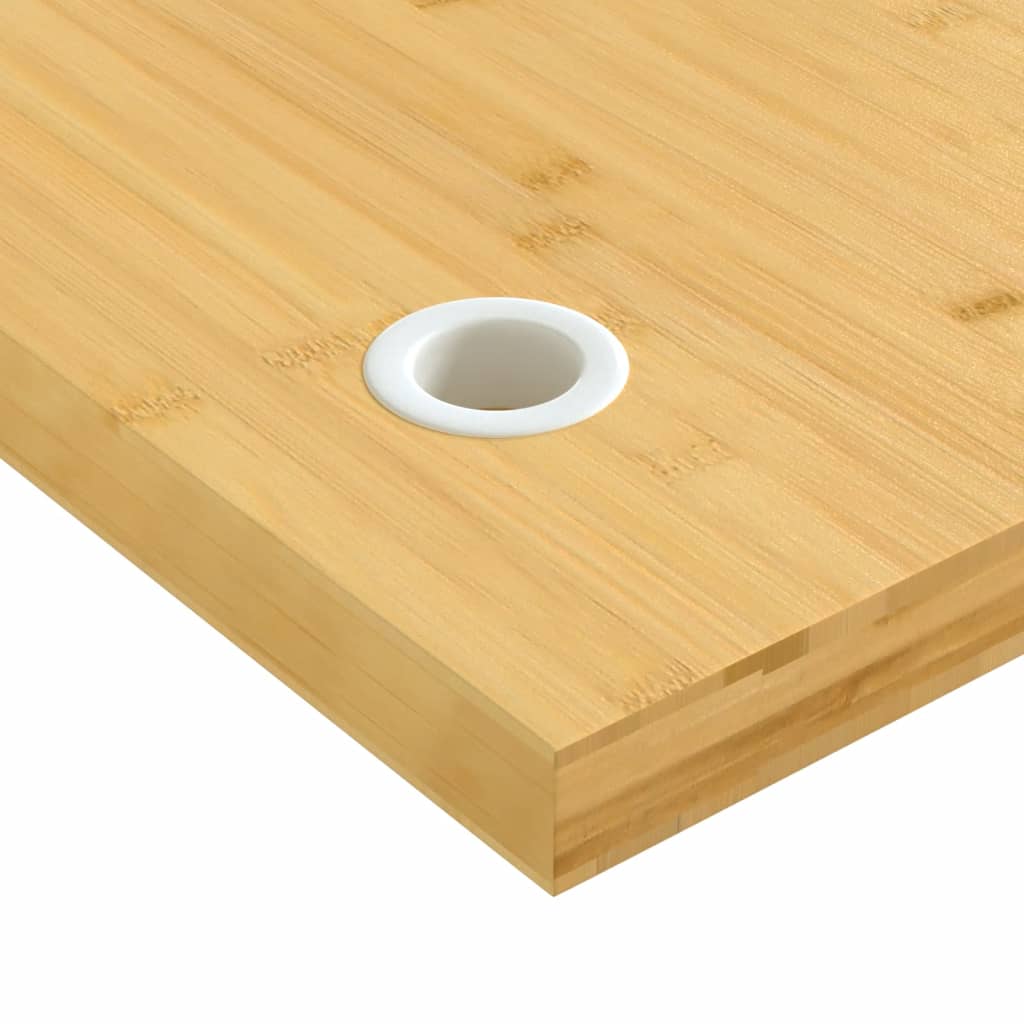 bordplade til skrivebord 100x60x4 cm bambus