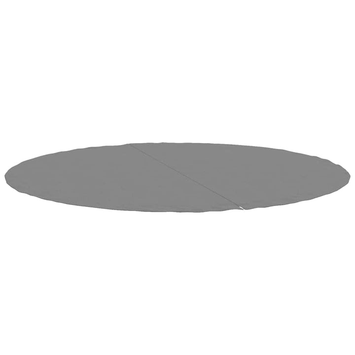 poolunderlag Ø244 cm polyester-geotekstil lysegrå