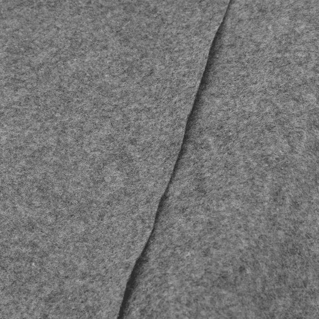 poolunderlag Ø244 cm polyester-geotekstil lysegrå