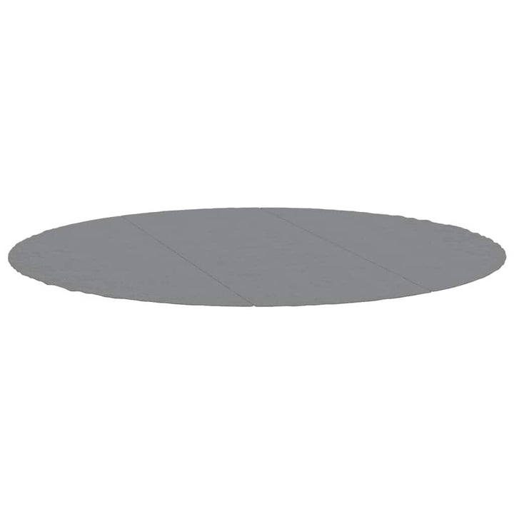 poolunderlag Ø396 cm polyester-geotekstil lysegrå
