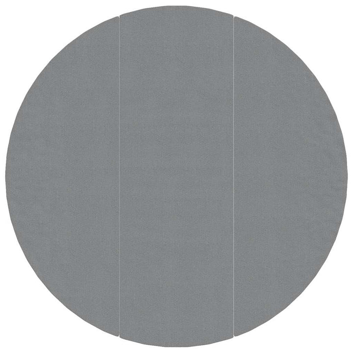 poolunderlag Ø396 cm polyester-geotekstil lysegrå