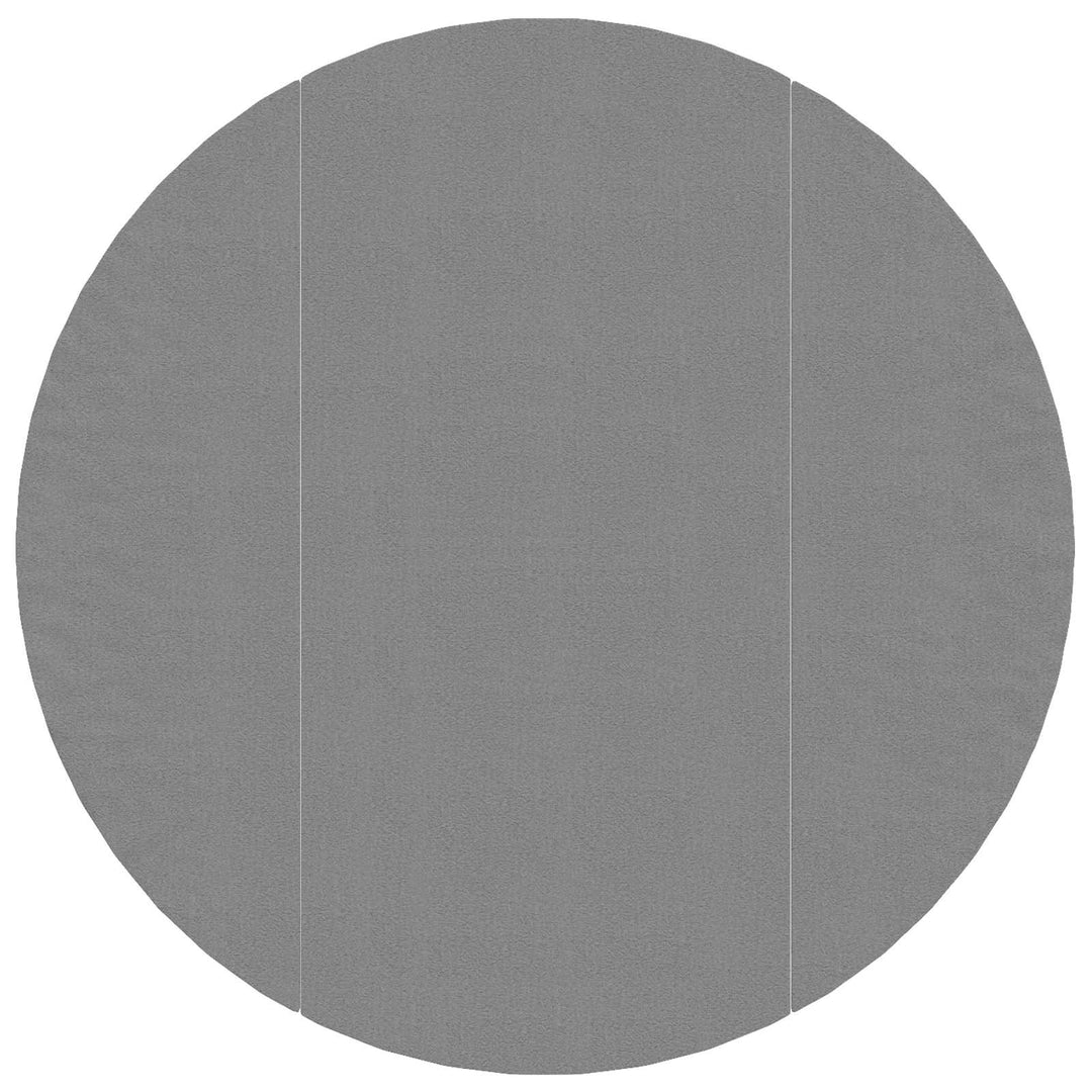 poolunderlag Ø306 cm polyester-geotekstil lysegrå