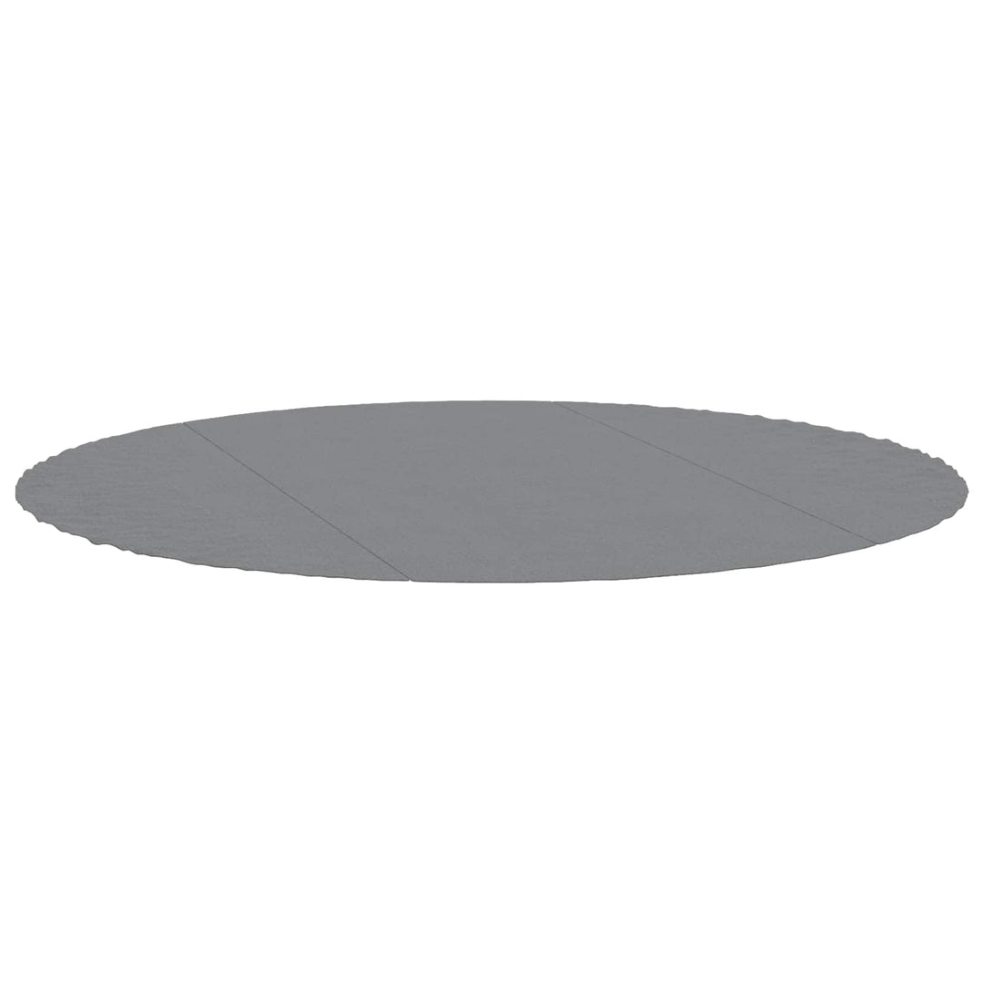 poolunderlag Ø306 cm polyester-geotekstil lysegrå