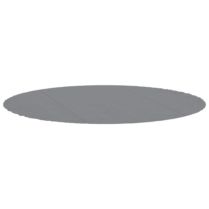 poolunderlag Ø306 cm polyester-geotekstil lysegrå