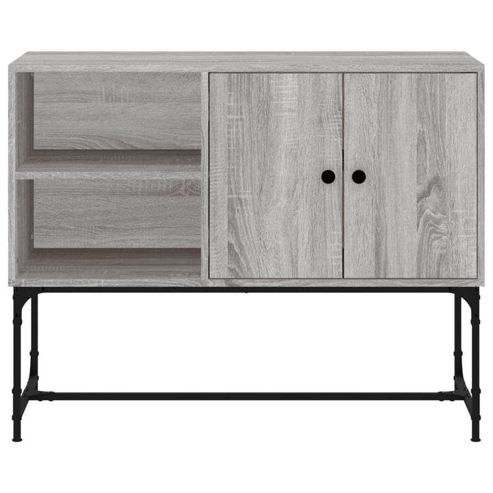 skænk 100x40x79,5 cm konstrueret træ grå sonoma-eg