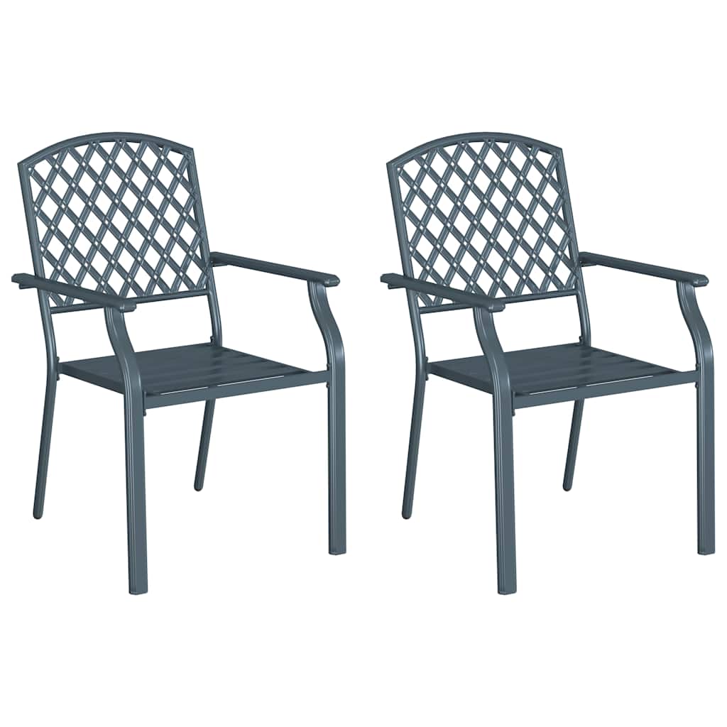 Have Stol 2 pcs Antracit 56 x 65 x 89 cm Stål