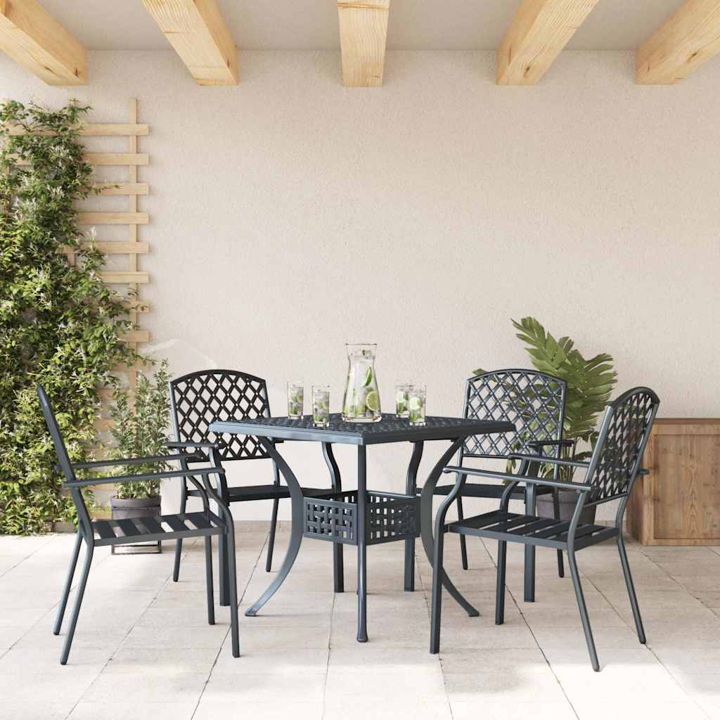 Have Stol 4 pcs Antracit 56 x 65 x 89 cm Stål