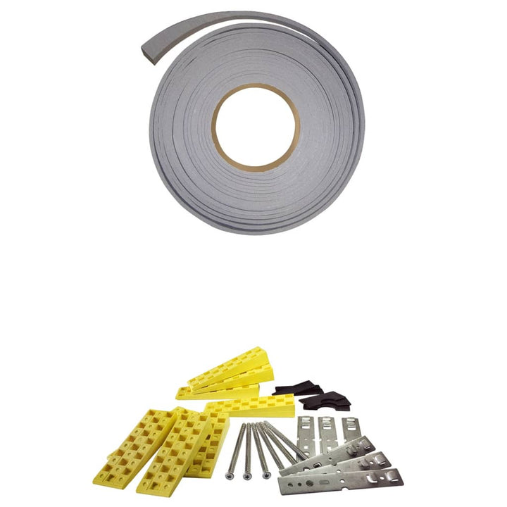 hoveddør 98x200 cm PVC hvid