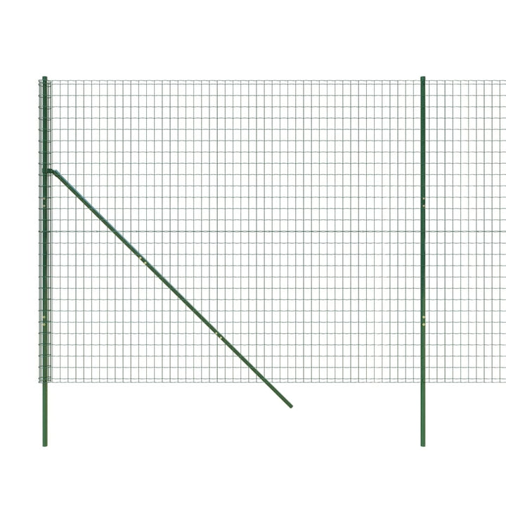 trådhegn 1,8x10 m galvaniseret stål grøn