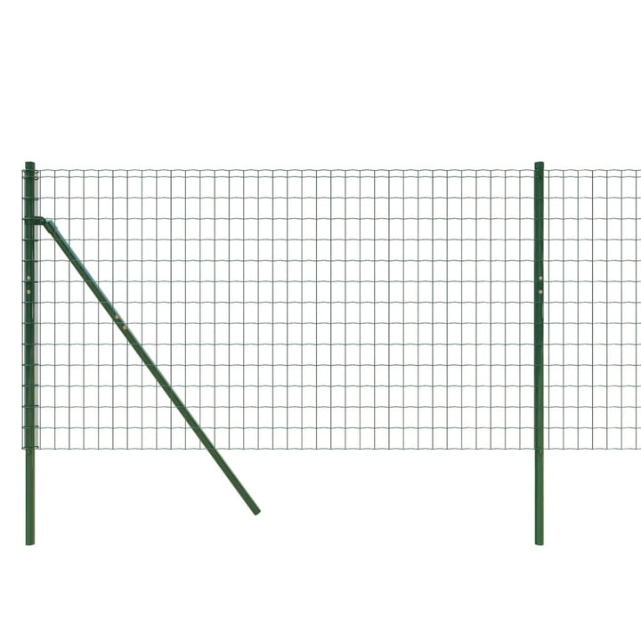 trådhegn 0,8x25 m galvaniseret stål grøn