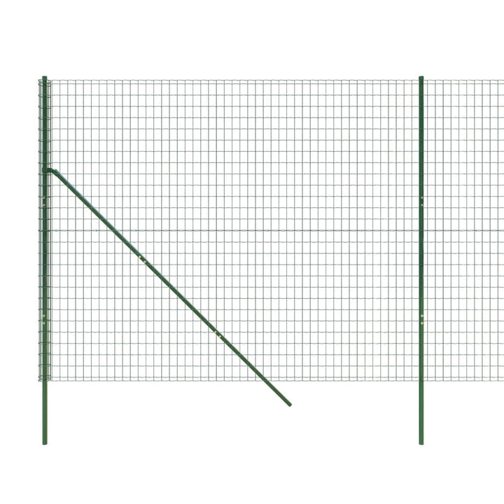 trådhegn 1,4x25 m galvaniseret stål grøn