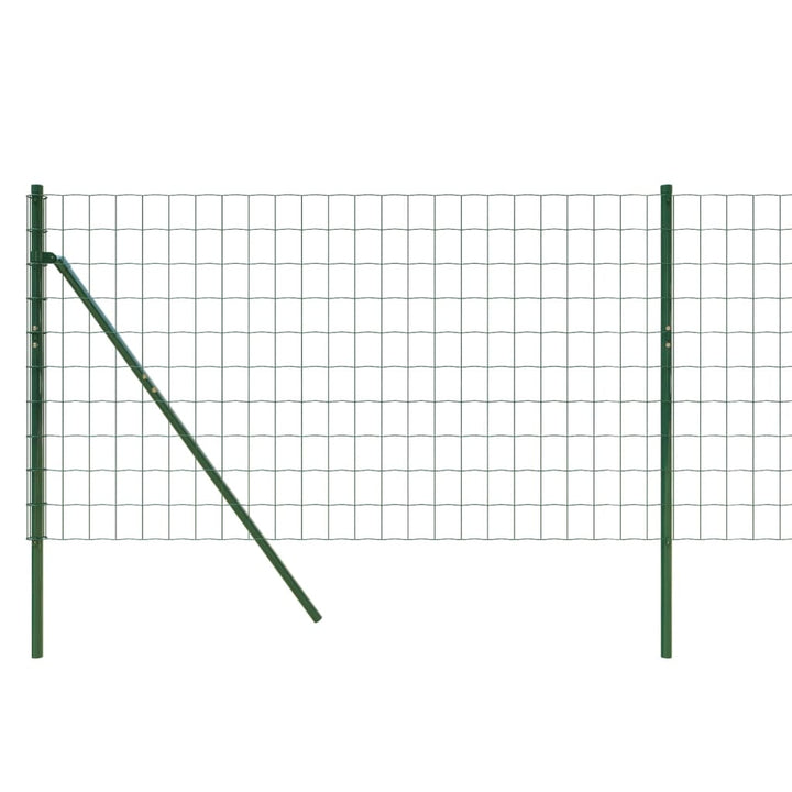 trådhegn 0,8x25 m galvaniseret stål grøn