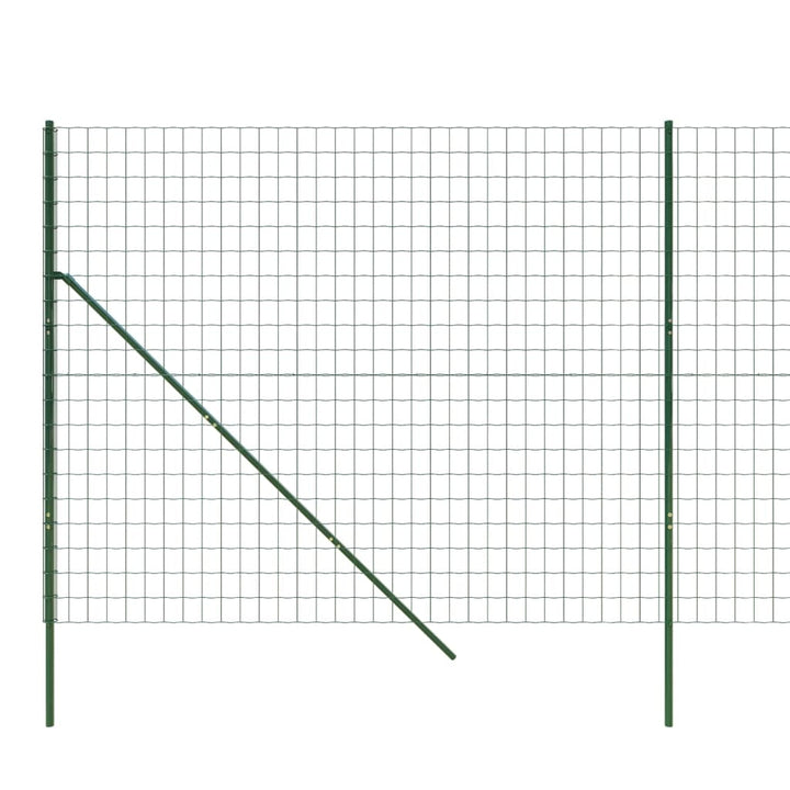 trådhegn 1,4x25 m galvaniseret stål grøn