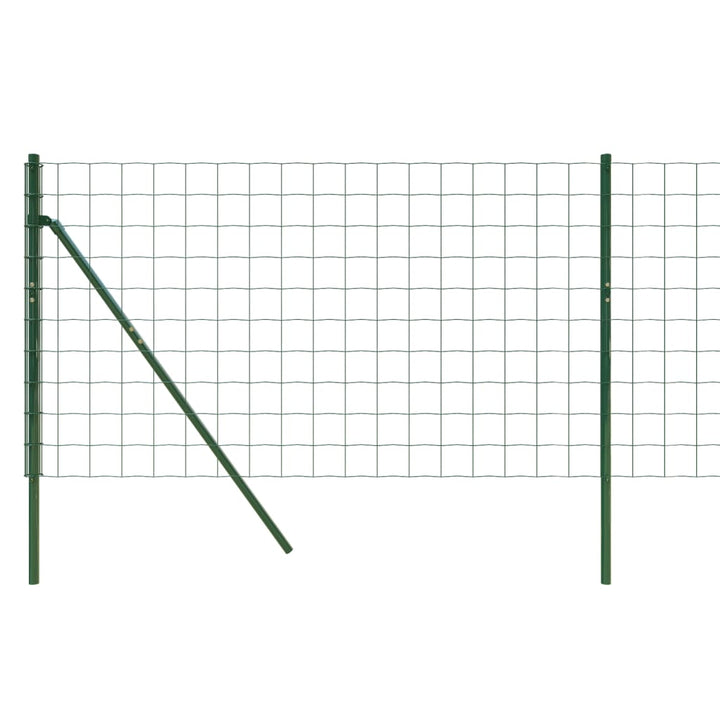 trådhegn 1x25 m galvaniseret stål grøn