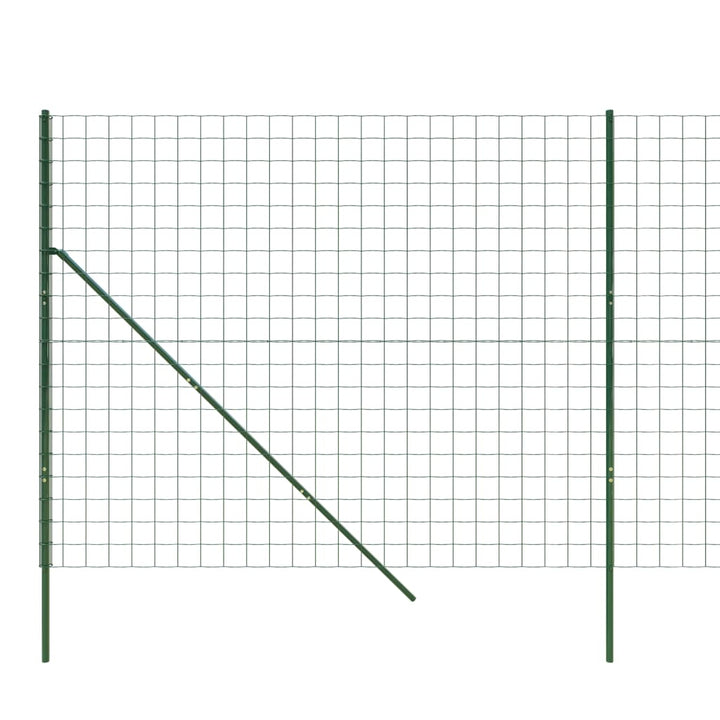 trådhegn 1,6x25 m galvaniseret stål grøn