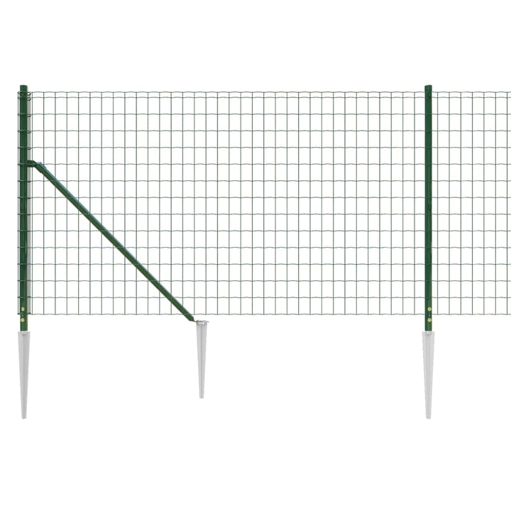 trådhegn med jordspyd 0,8x25 m grøn