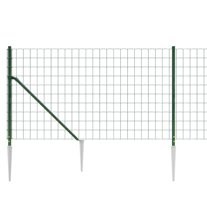 trådhegn med jordspyd 1,1x25 m grøn