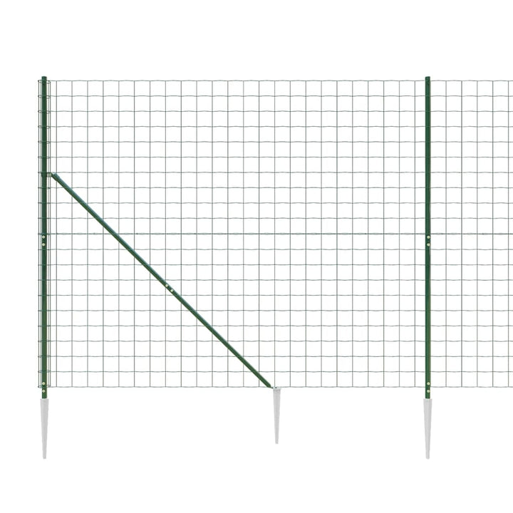 trådhegn med jordspyd 1,6x25 m grøn