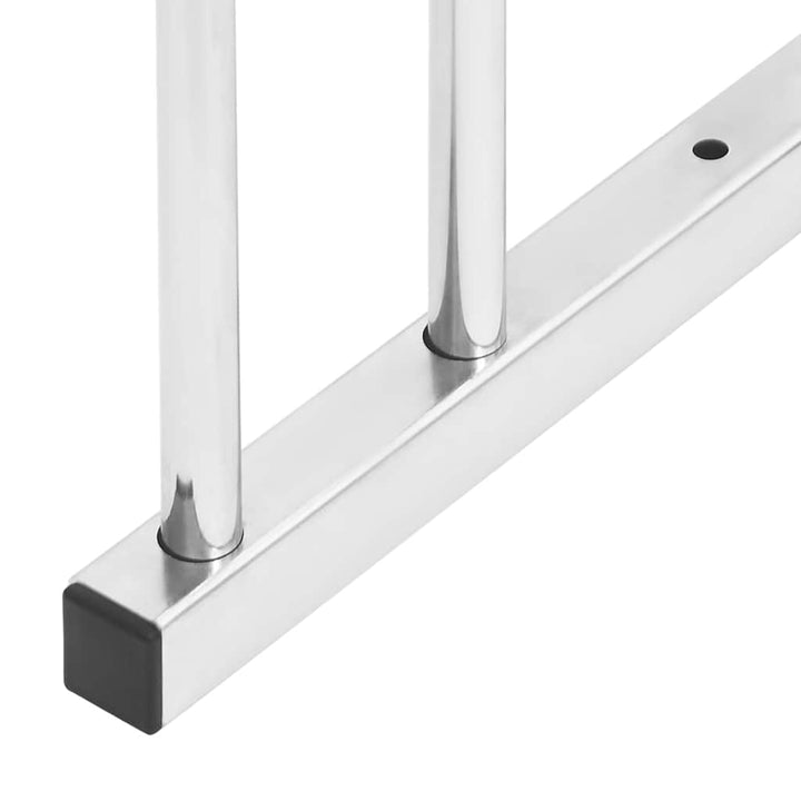 cykelstativ til 6 cykler galvaniseret stål