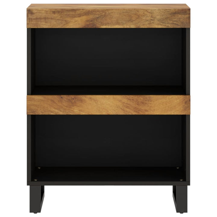 skab 60x33x75 cm massivt mangotræ