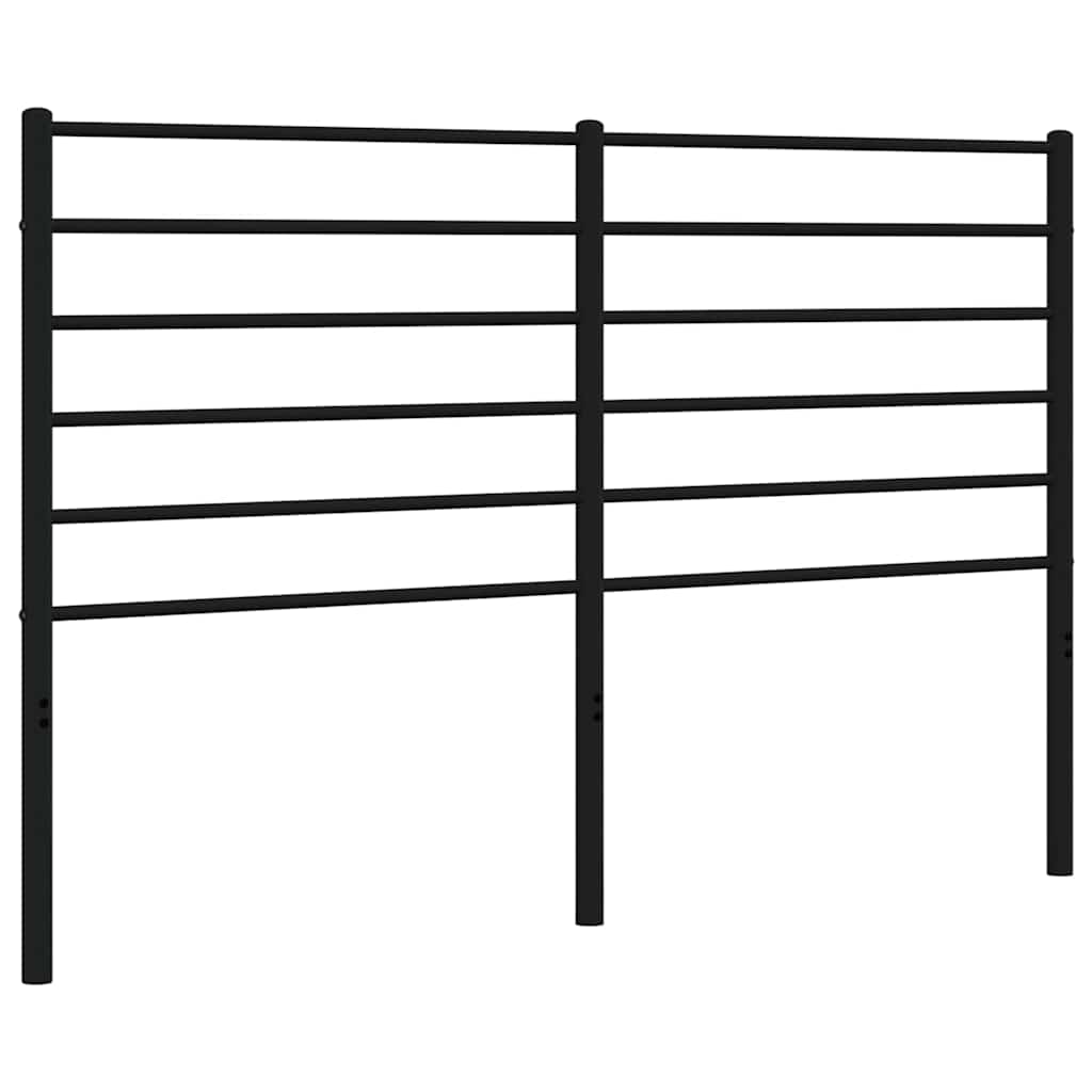 udskiftningsgavl 135 cm metal sort