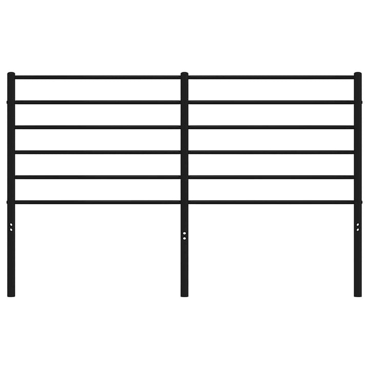 udskiftningsgavl 135 cm metal sort
