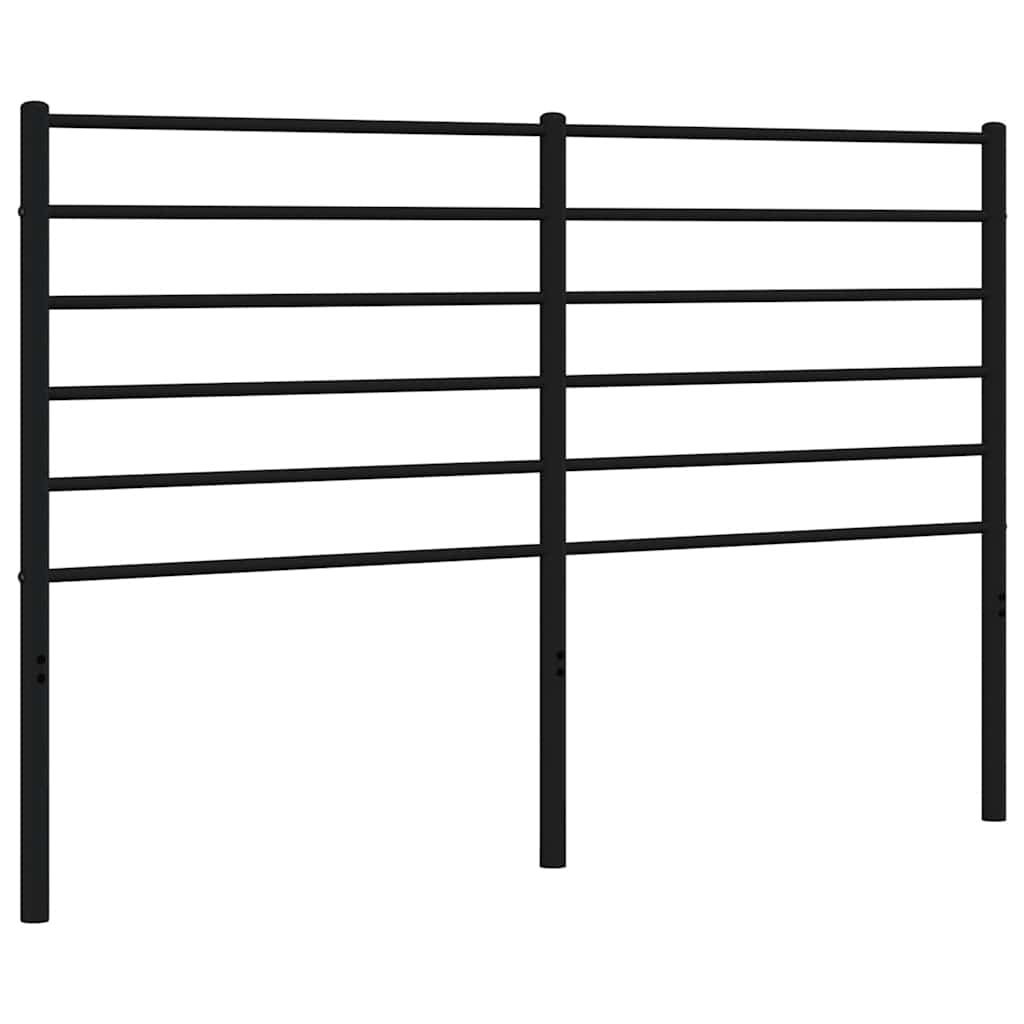 udskiftningsgavl 150 cm metal sort