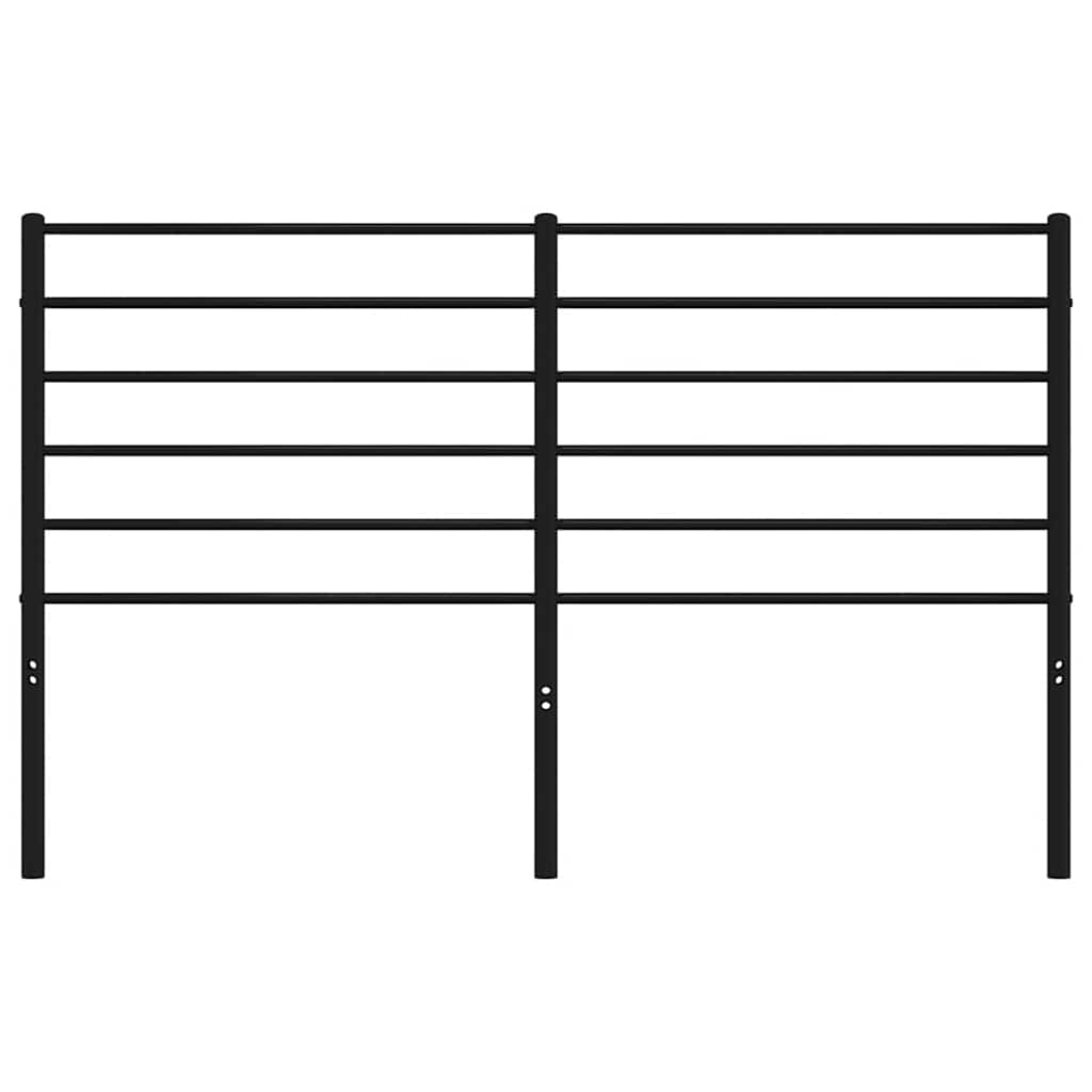 udskiftningsgavl 150 cm metal sort