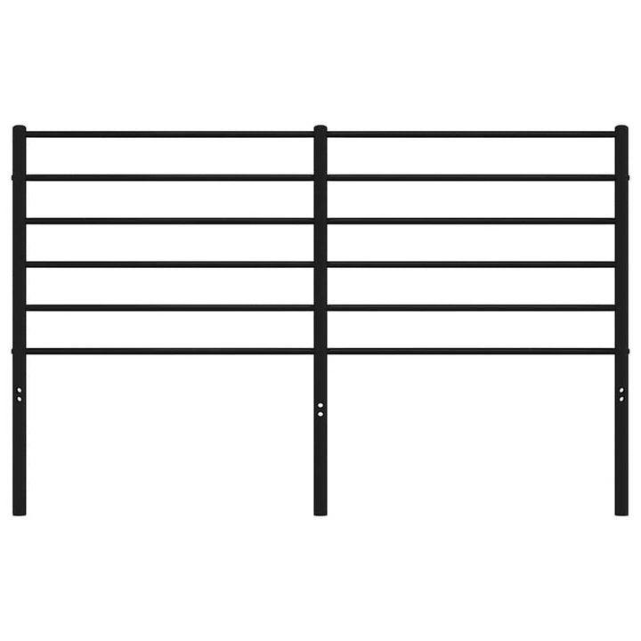 udskiftningsgavl 150 cm metal sort