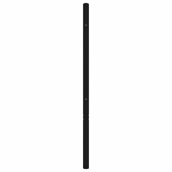 udskiftningsgavl 150 cm metal sort
