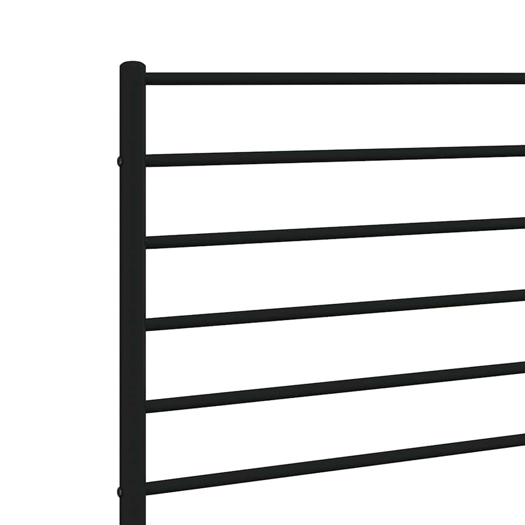 udskiftningsgavl 150 cm metal sort