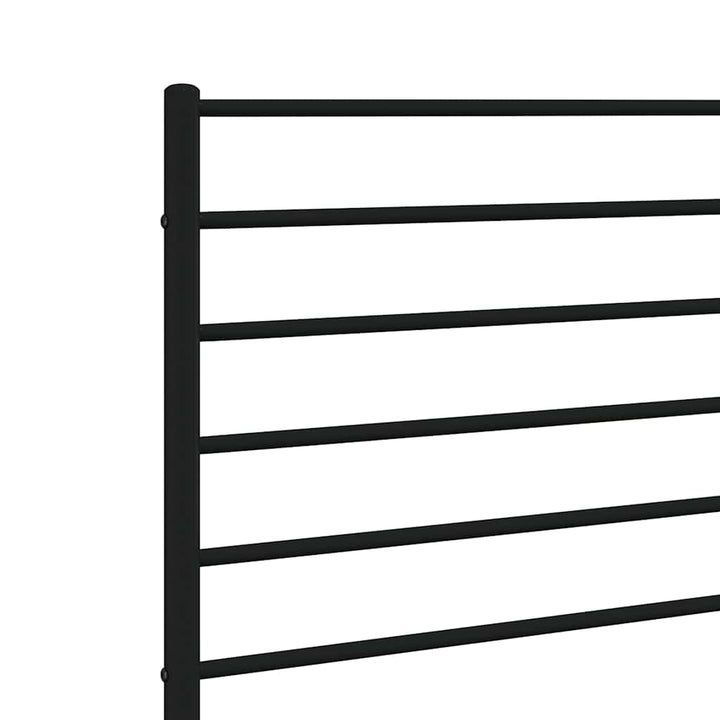 udskiftningsgavl 150 cm metal sort
